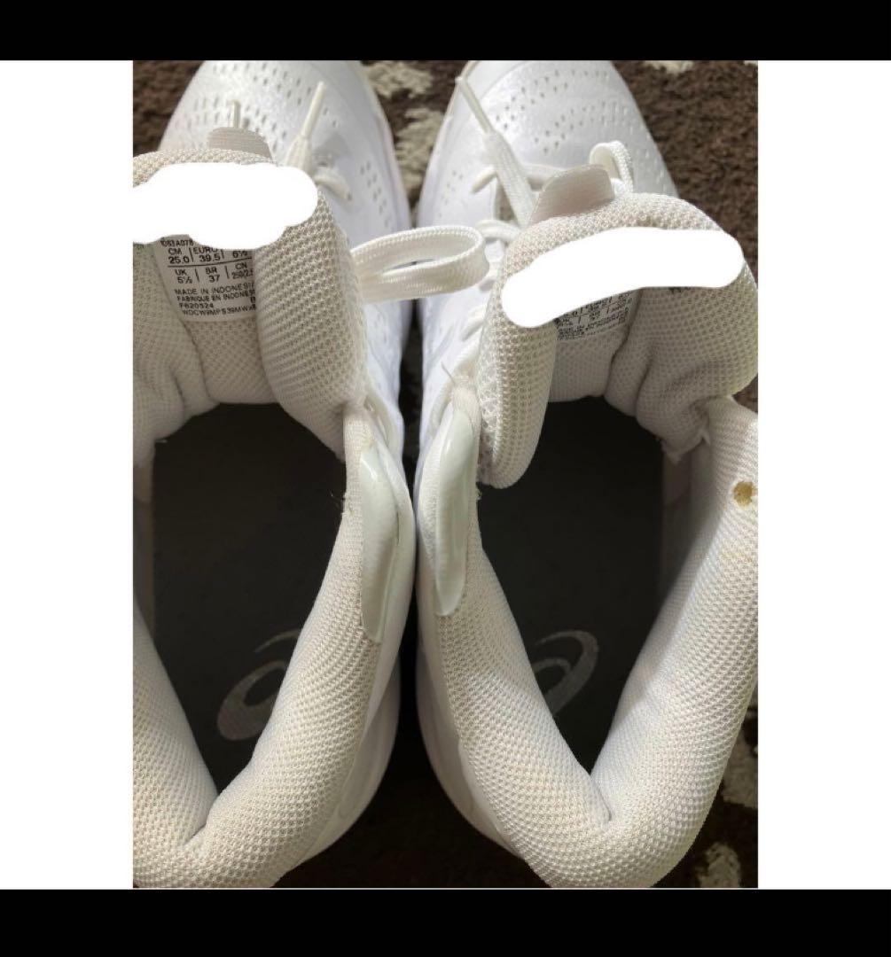 使用3回asicsバッシュ25㎝