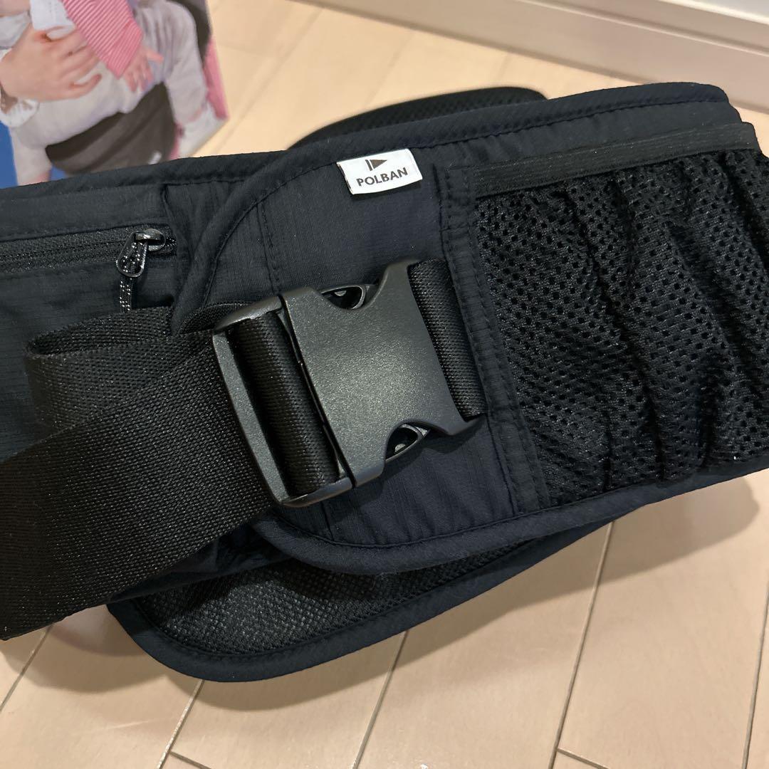【美品】POLBAN ADVANCE ヒップシート ブラック