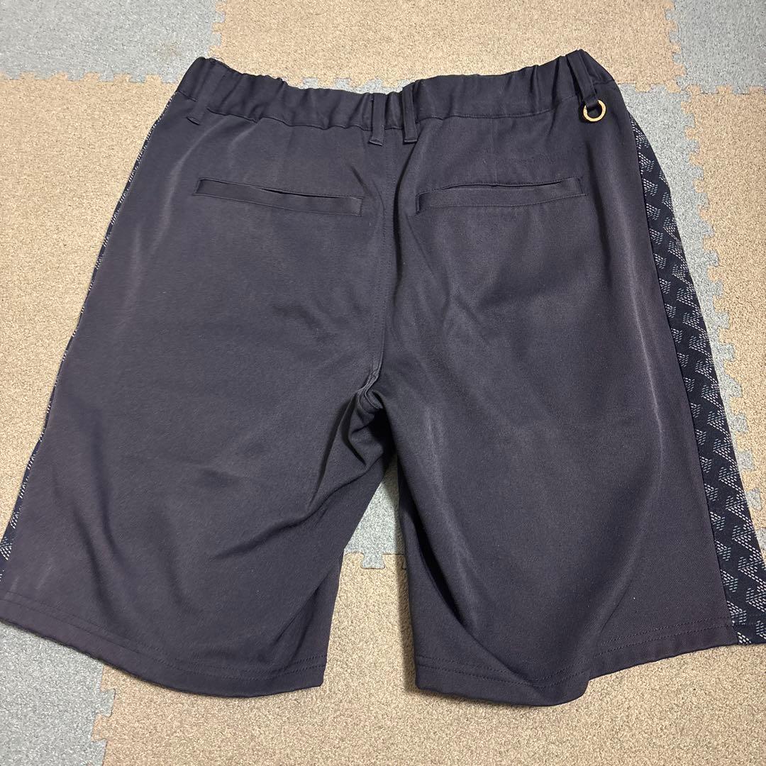 Resurrection ブラック ゴルフパンツ　レザレグション