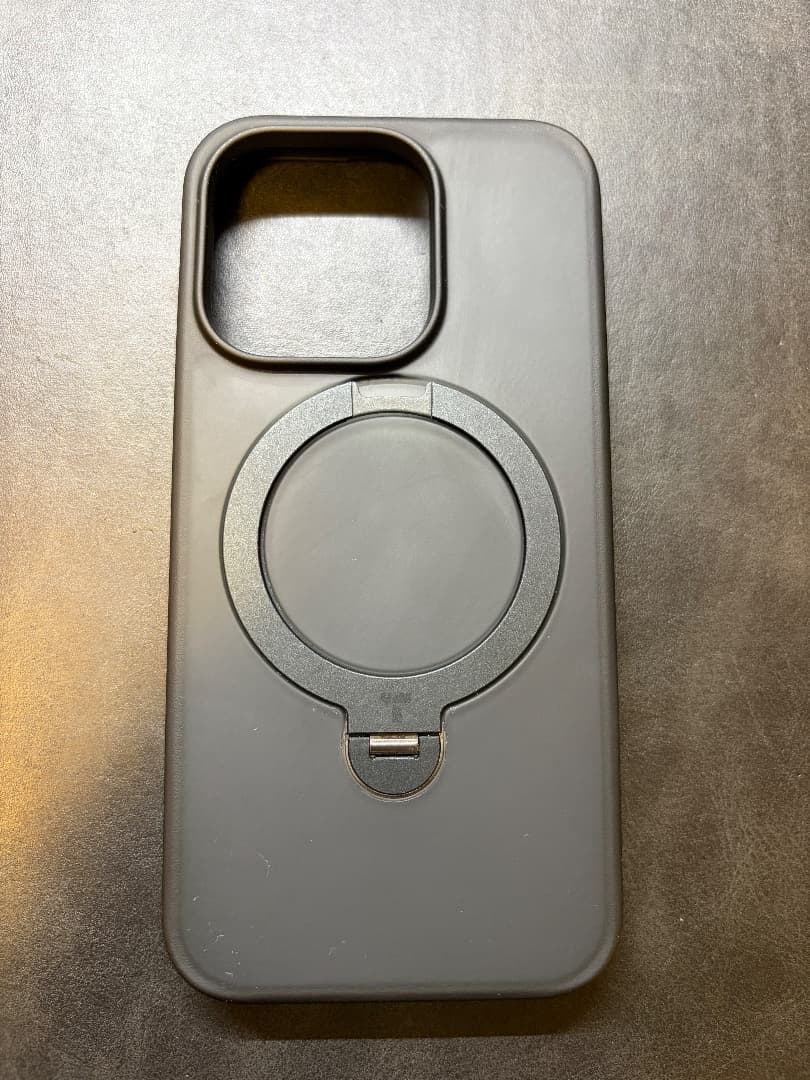 iPhone14Pro シルバー128G+TORRASゼンマイ式ケース