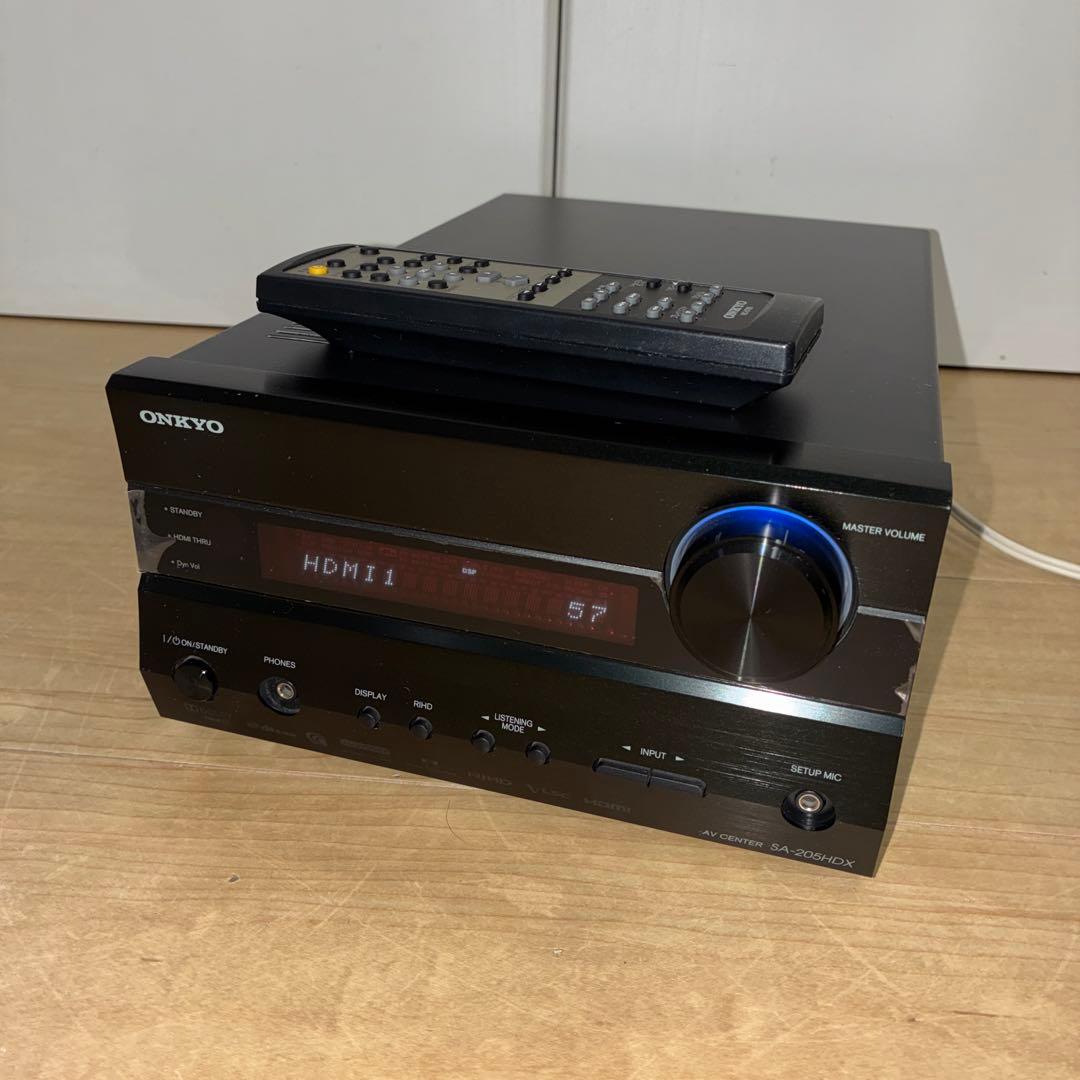 【美品】ONKYO SA-205HDX AVセンター AVアンプリモコン付属