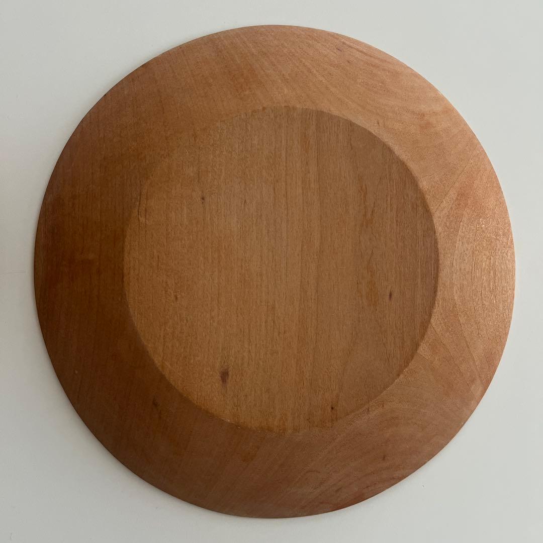 木工房玄 高塚和則さんのパン皿 はちのす掘り2枚セット