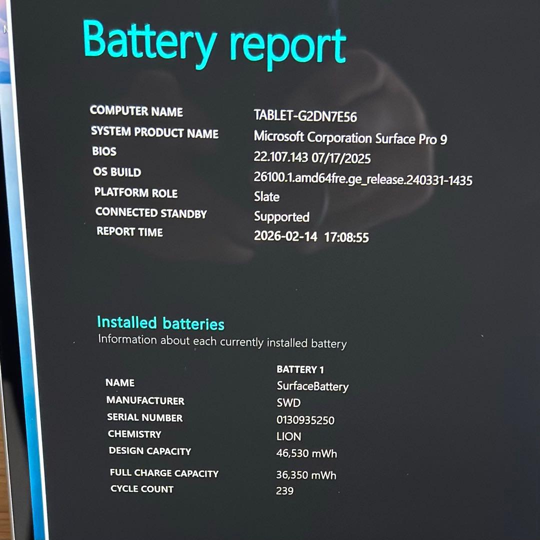 Surface Pro9 i5-1245U メモリ16GB SSD512GB