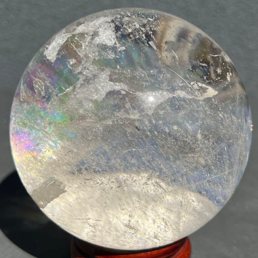 ✳️専用‼️極上別格品☆極煌玉✨ハイクオリティ✨虹入り ヒマラヤ水晶 丸玉 天然石