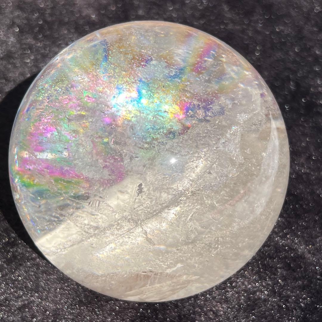 ✳️専用‼️極上別格品☆極煌玉✨ハイクオリティ✨虹入り ヒマラヤ水晶 丸玉 天然石