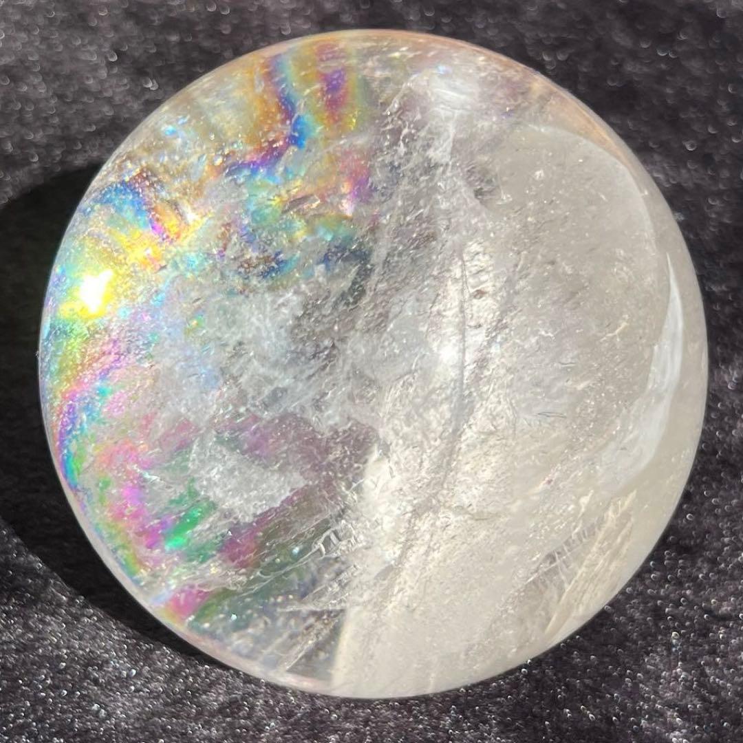 ✳️専用‼️極上別格品☆極煌玉✨ハイクオリティ✨虹入り ヒマラヤ水晶 丸玉 天然石