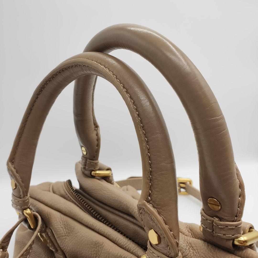 マークジェイコブス CLASSIC Q 2way Y2K レザー ハンドバッグ