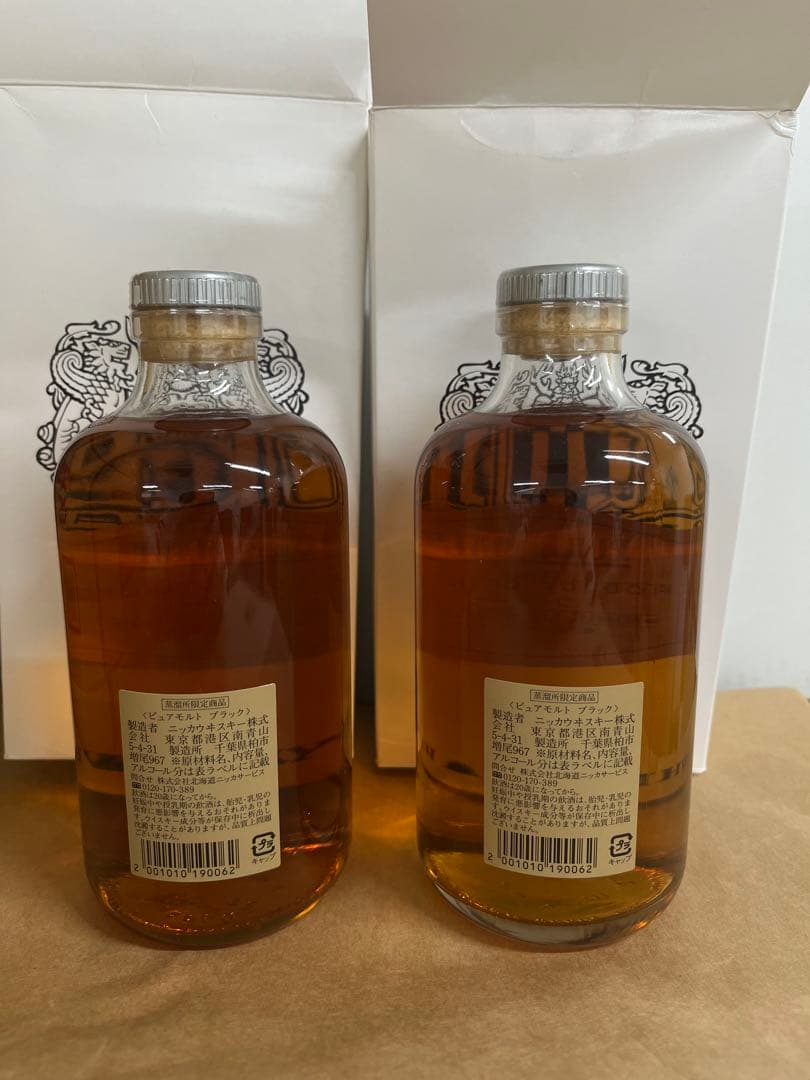 NIKKA PURE MALT 500ml 43% ブラックラベル