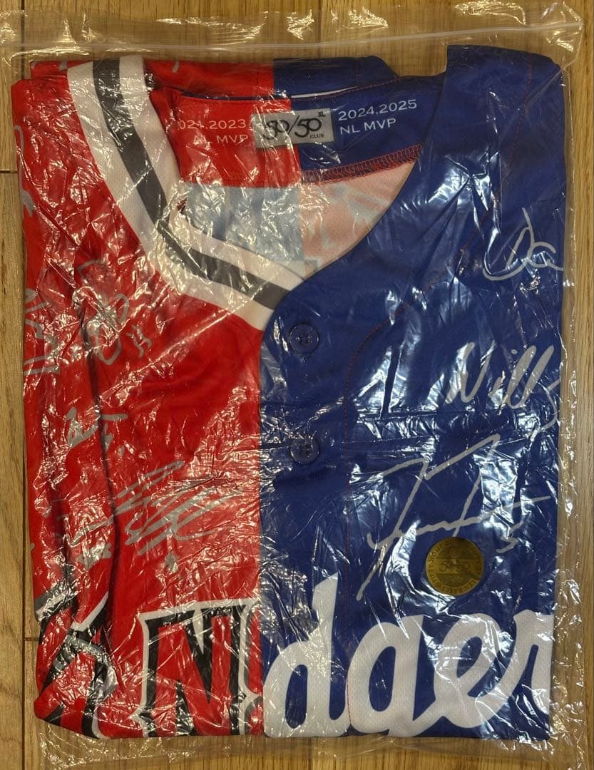 ⭐️2025最新非売品⭐️大谷翔平 ドジャース＆エンゼルスサインミックスユニフォーム