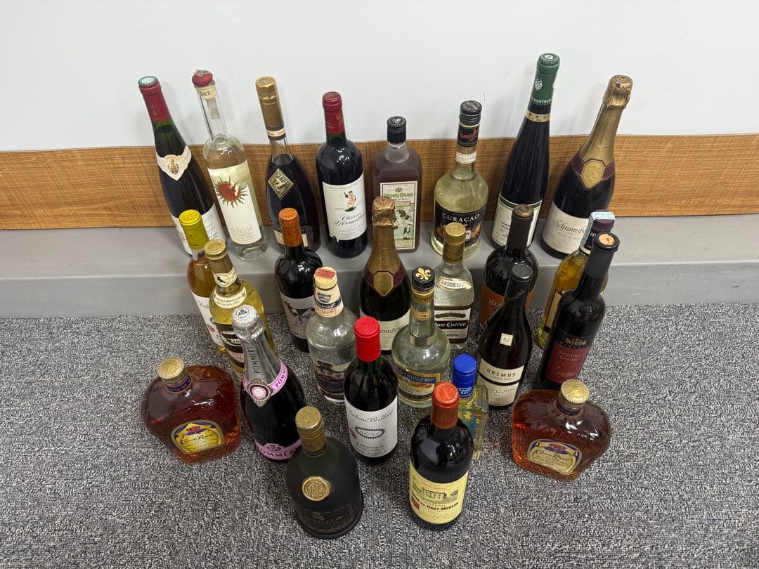 TG253 【26本まとめ売り】古酒 ウイスキー ブランデー ワイン 大量セット