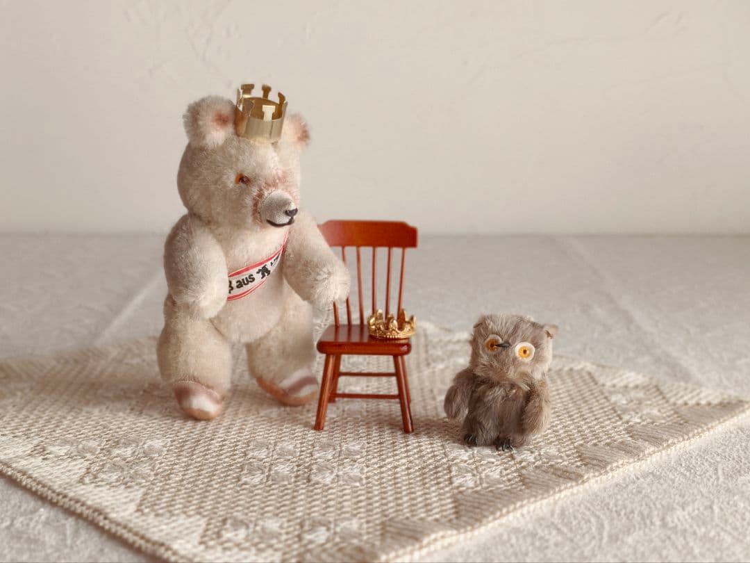 * vintage owl ❀ * もふもふ フクロウさん