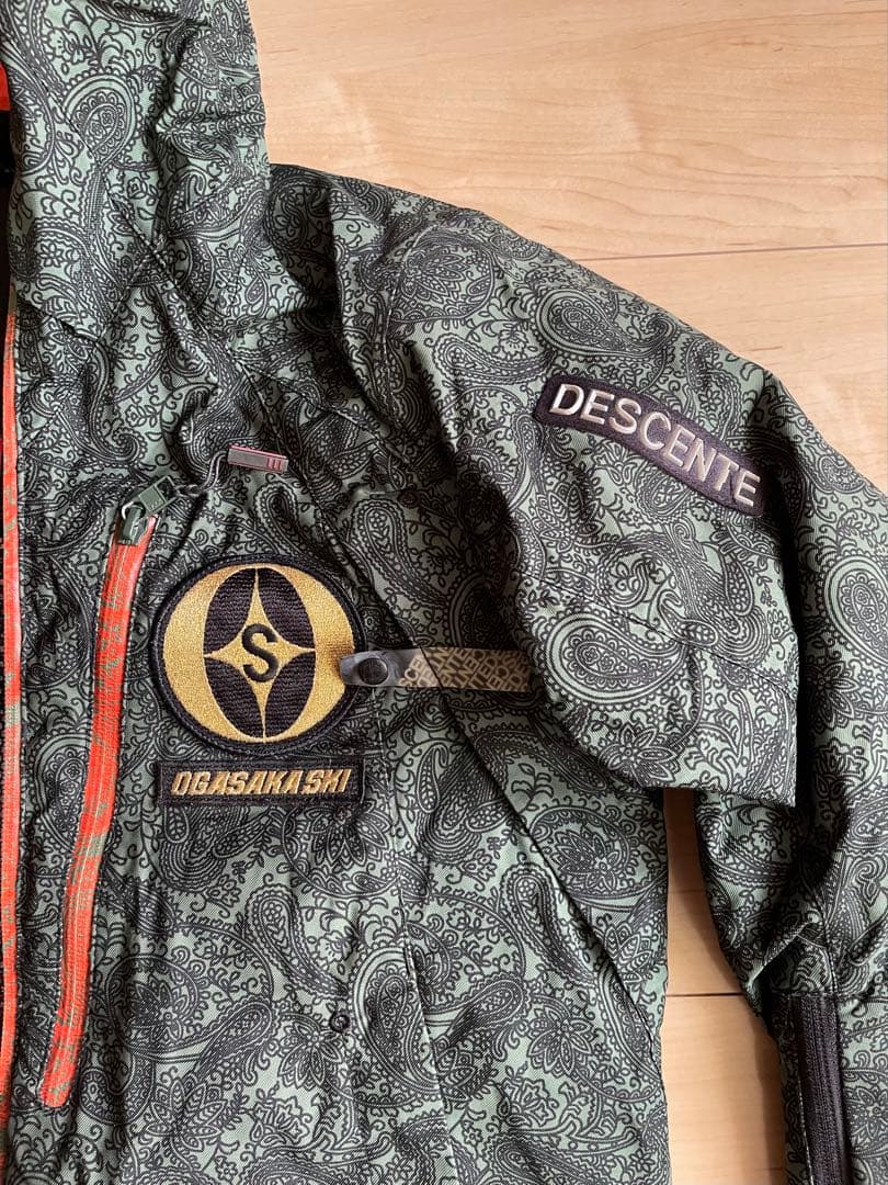 オガサカチーム デサントSKI ウェア 上下セット SSサイズ