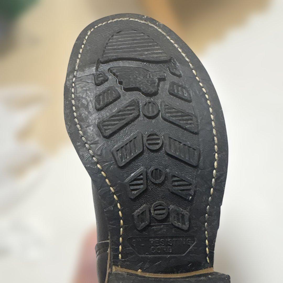 h*e様 美品　レッドウイング　RED WING ブラック エンジニアブーツ バ