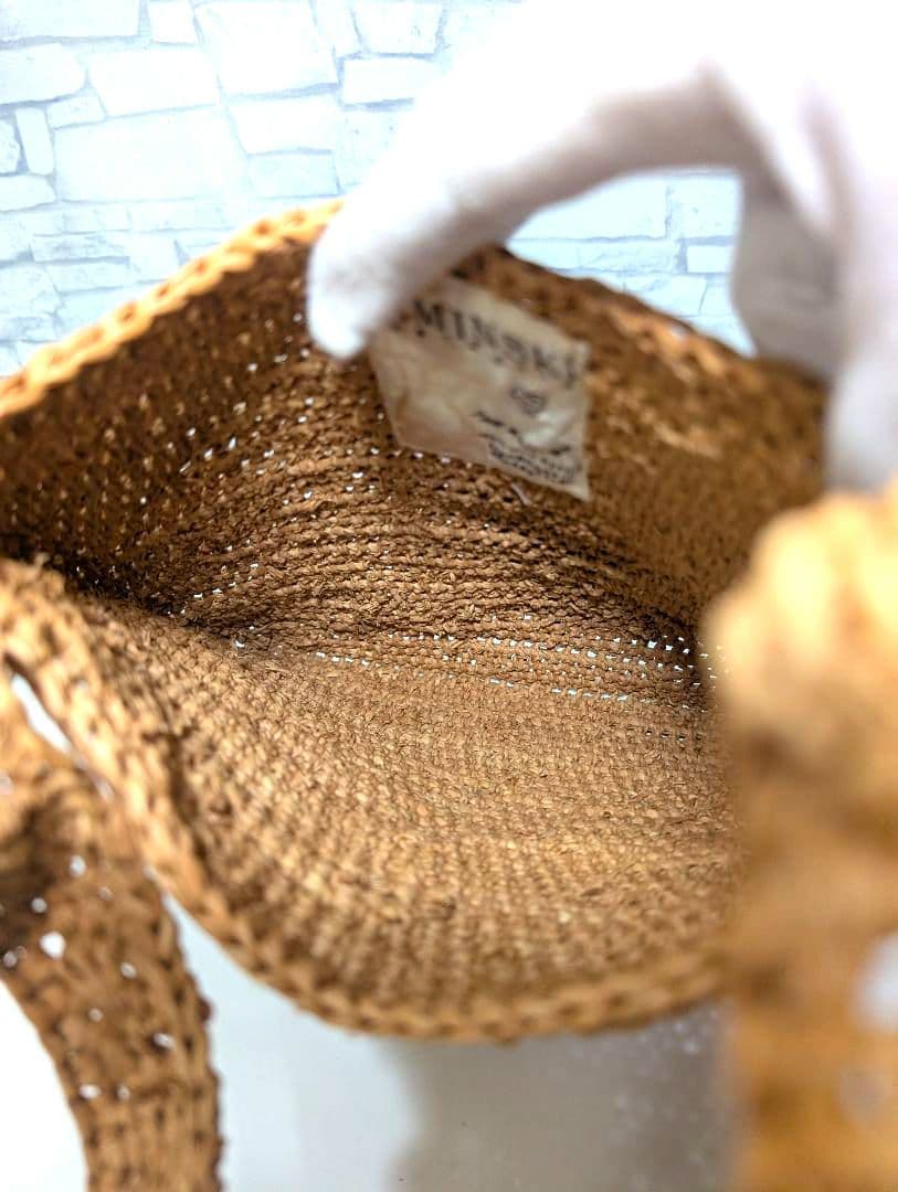 ✨新品未使用✨　ヘレンカミンスキー　かごバッグ　ショルダーバッグ　ラフィア