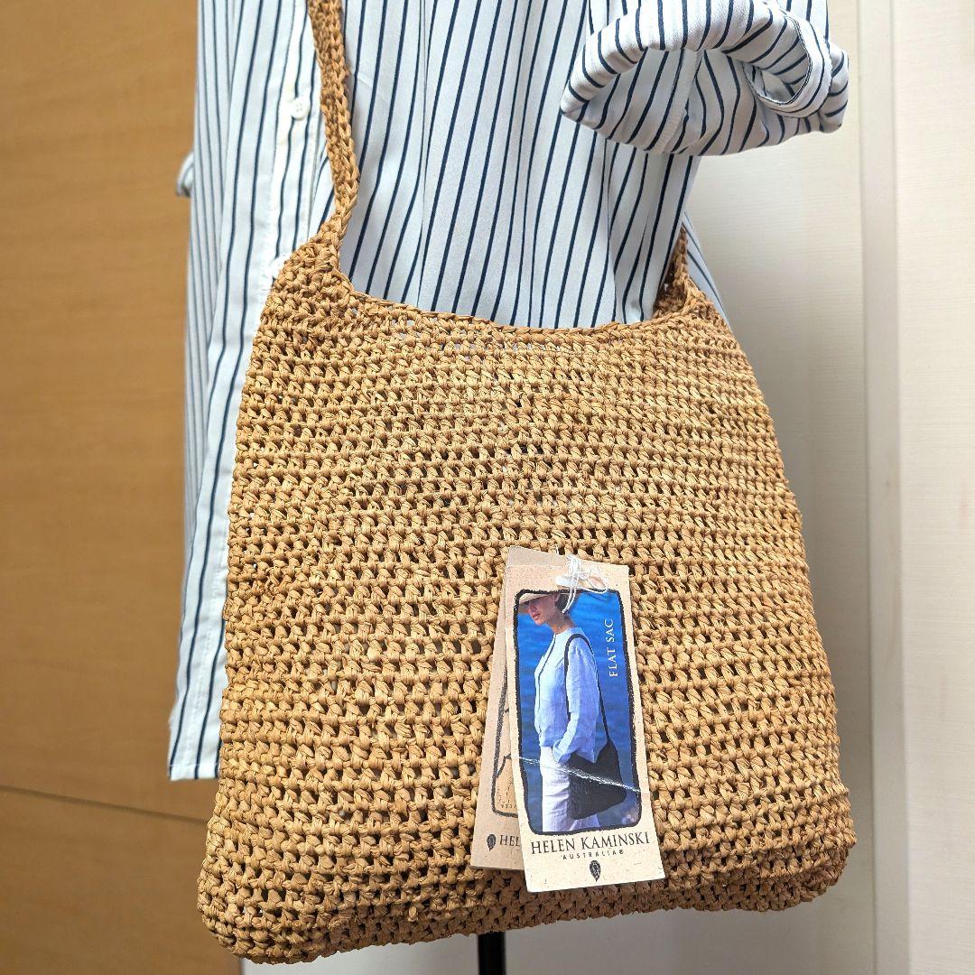 ✨新品未使用✨　ヘレンカミンスキー　かごバッグ　ショルダーバッグ　ラフィア