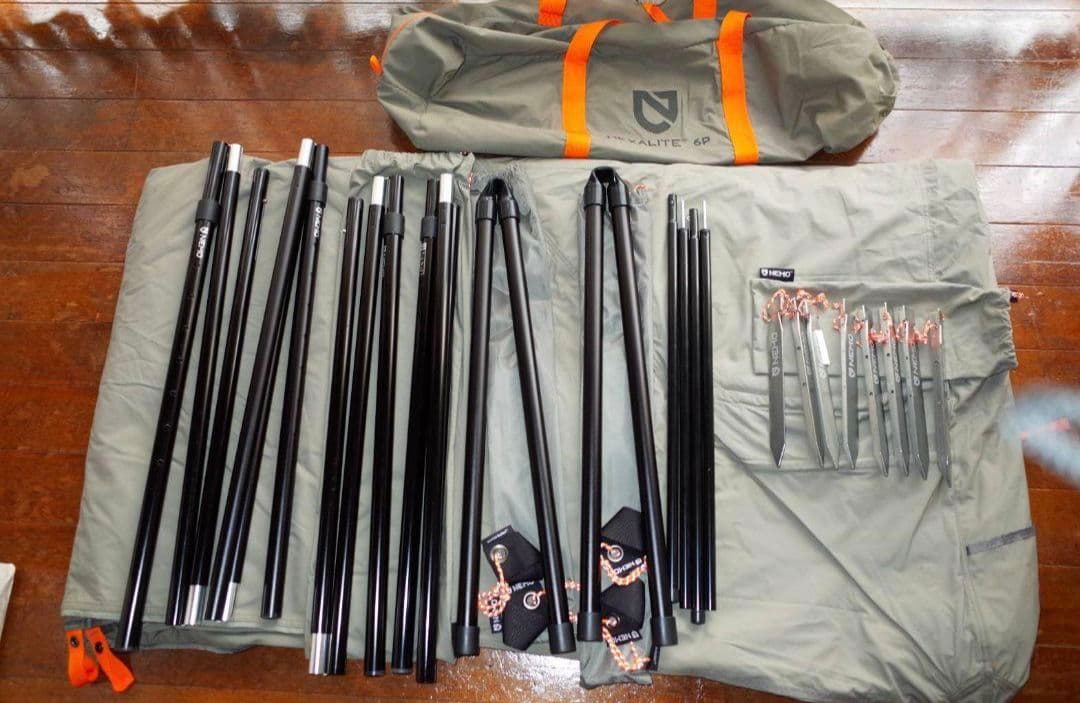 【1回使用の美品】ニーモ ヘキサライト TCエレメント　二股化純正品フルセット