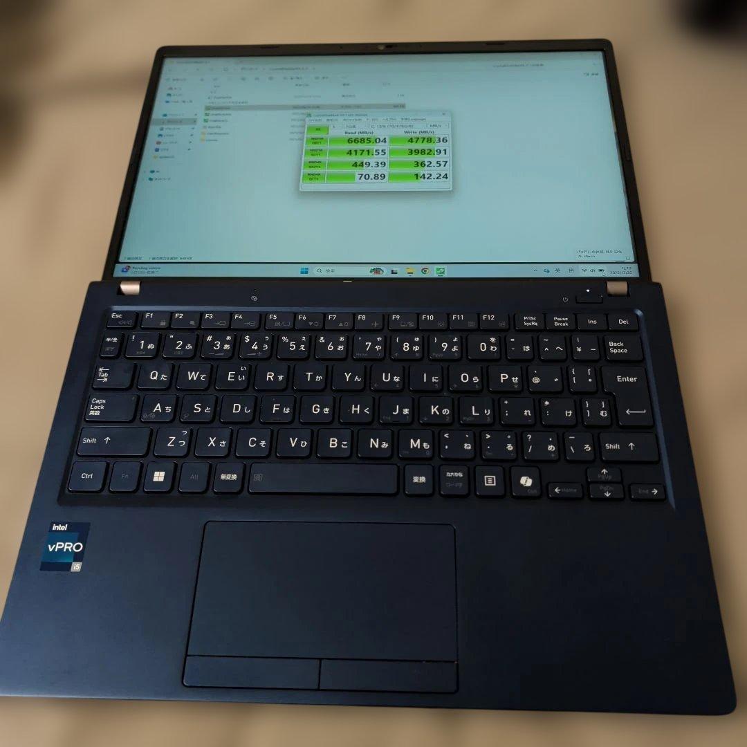 dynabookX83 878グラム i5 13世代/16G/512G