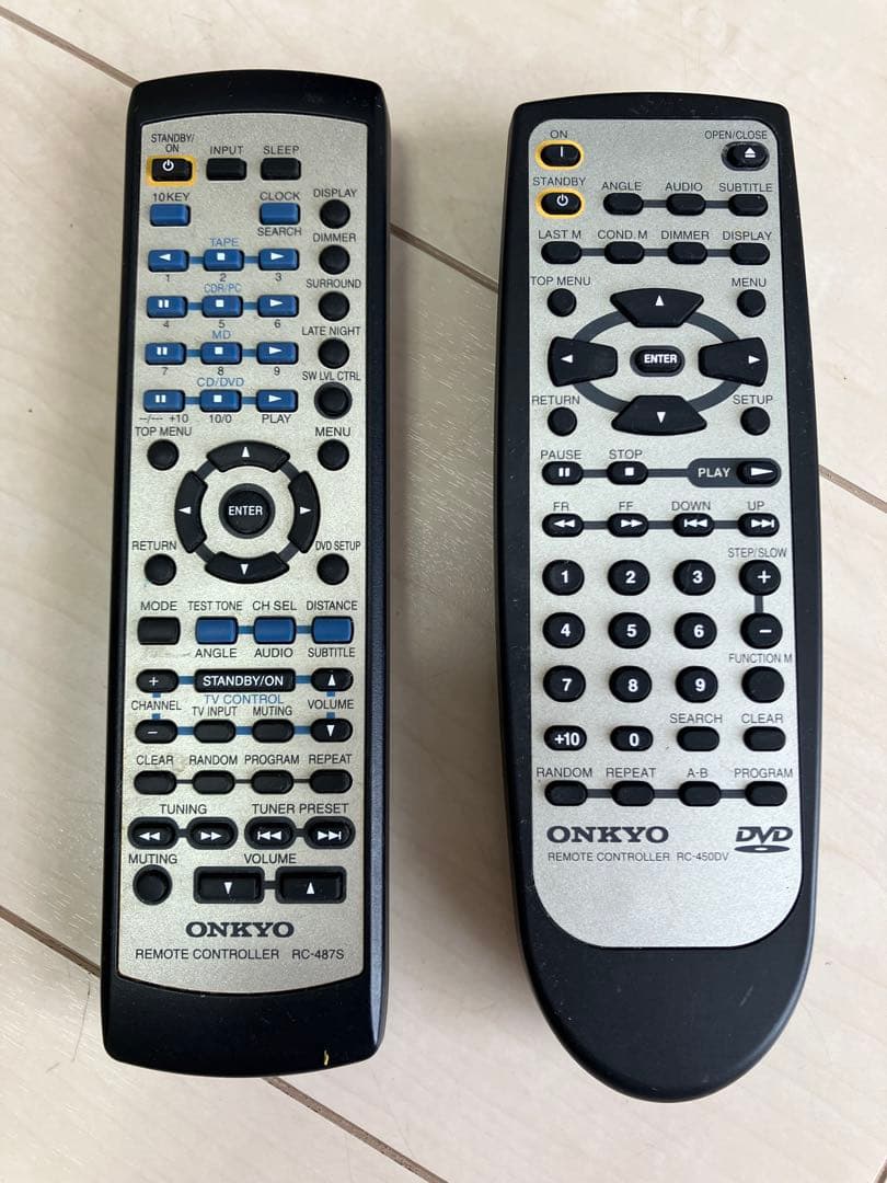 【動作OK・取説付き】ONKYOデジタルホームシアターシステム＆DVDプレイヤー