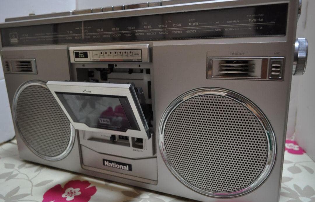 National 動作確認済み RX-5100 昭和レトロラジカセ AMFM