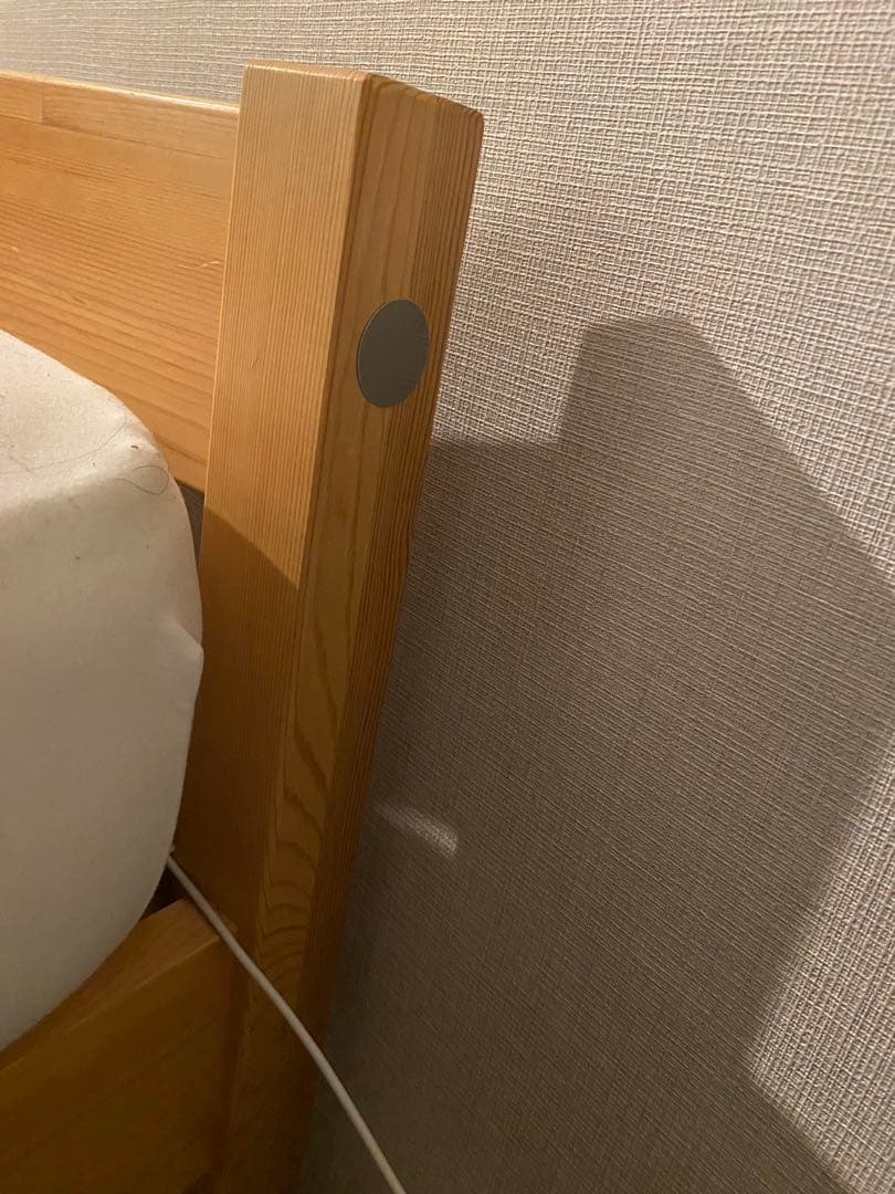 無印良品　木製ベッドパイン材突板フレーム　シングルベッド