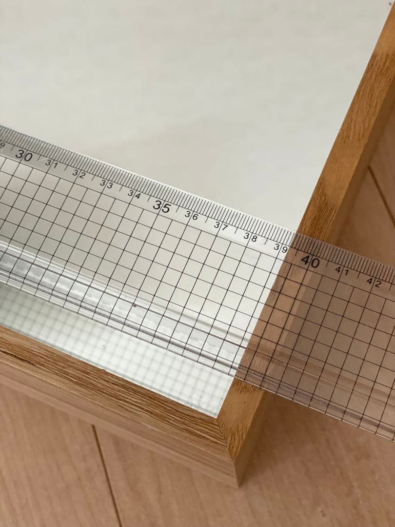 ミラー　鏡　40×40 壁掛け　インテリア　北欧