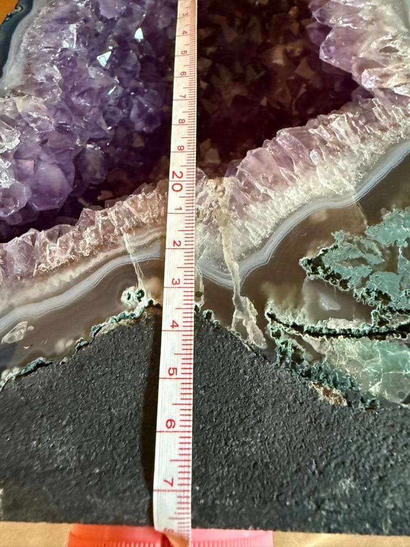 アメジストドーム　ジオード置物 ブラジル産