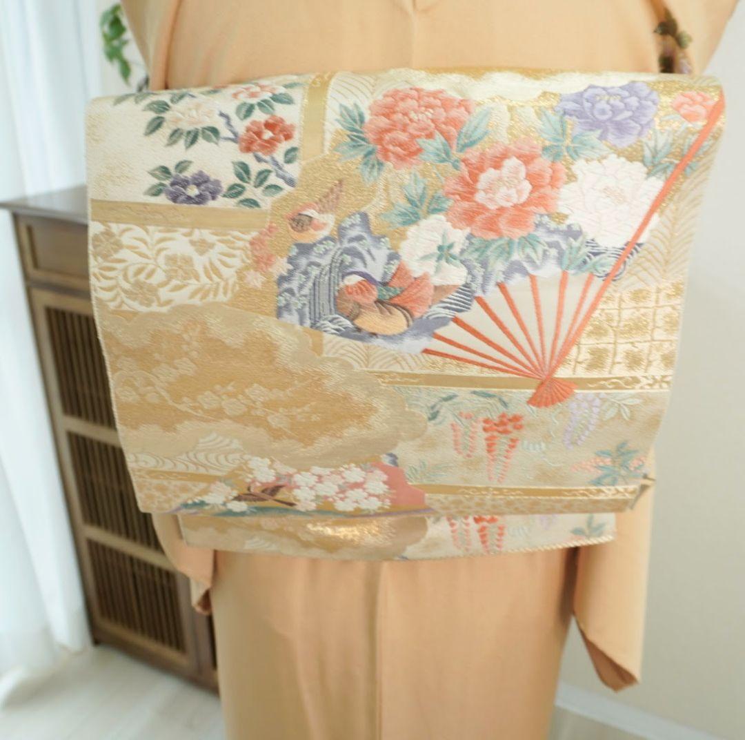 訪問着 セット4点 a193A 正絹　入学式　結婚式　七五三　お宮参り