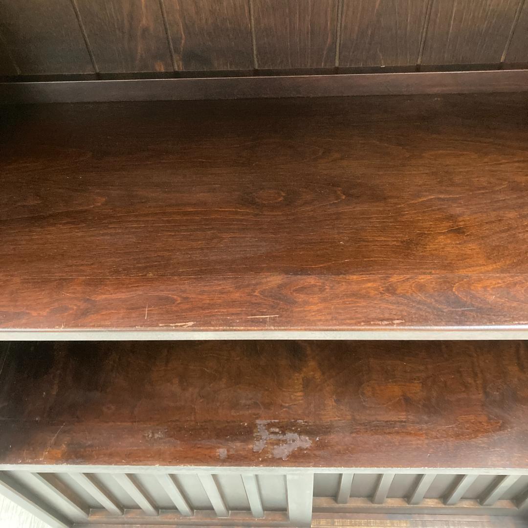 北海道民芸家具　本棚　書棚　ブックシェルフ　樺材　天然木