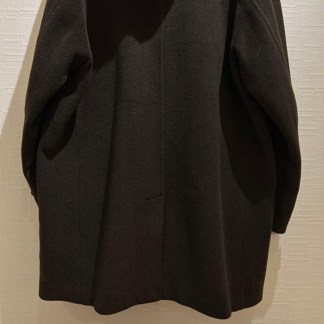 LQ Y's for men ウール フーデッドコート カーキ