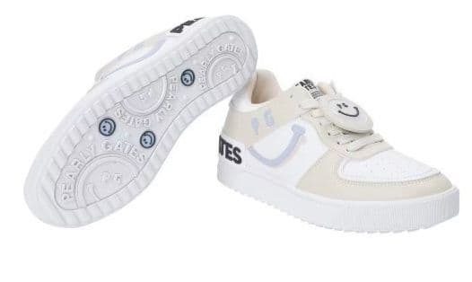 即発送対応●23-24.5cm展開●ゴルフシューズホワイト/イエロー