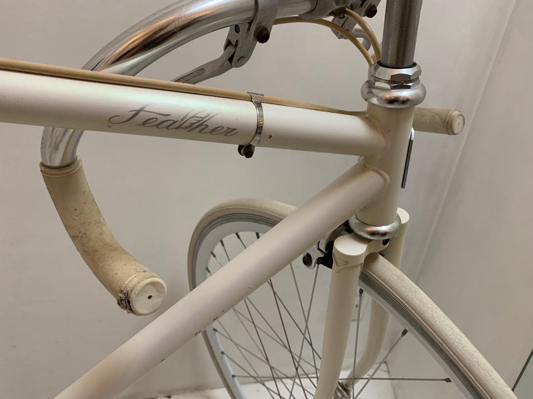 FUJI FEATHER フジ フェザー ピストバイク オーロラホワイト 54