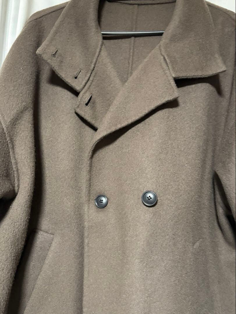 【値下げ】SLOBEIENA souple woolダブルフェイススタンドコート