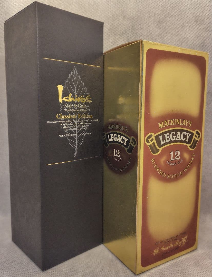 し*ん様 ①マッキンレー レガシー 12 ②イチローズモルト クラシカルエディシ