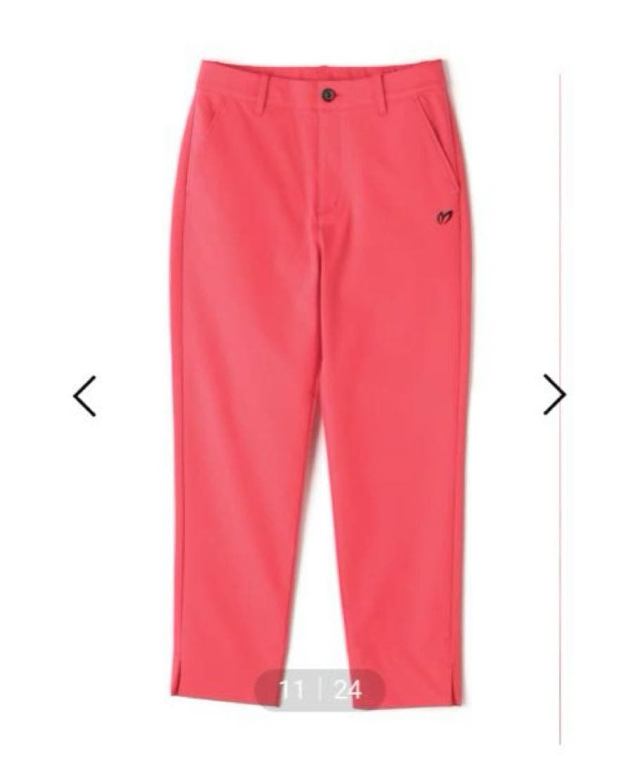 新品マスターバニー★2WAYストレッチ高密度ドビーパンツ0ピンク