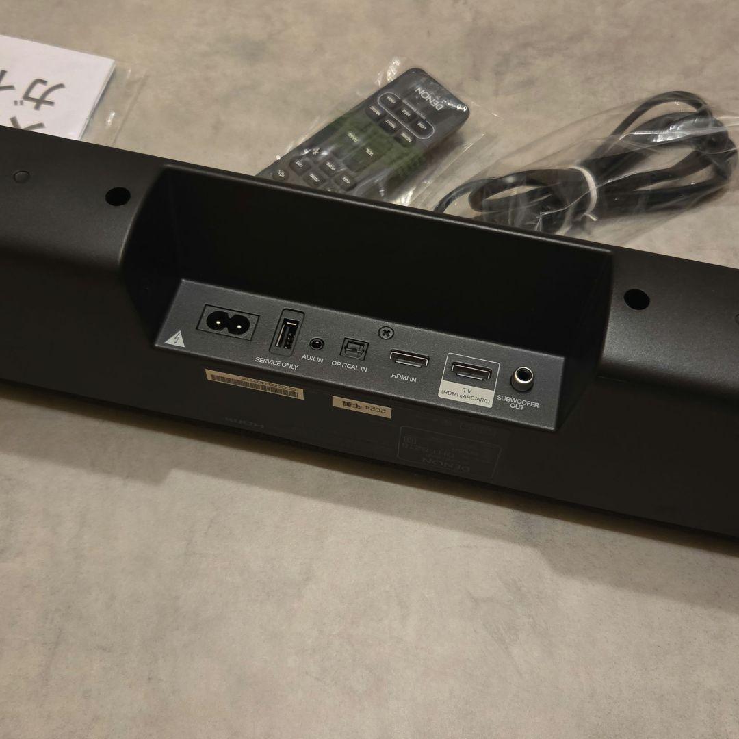 出品8月末まで DENON DHT-S218 サウンドバー 本体 Atmos