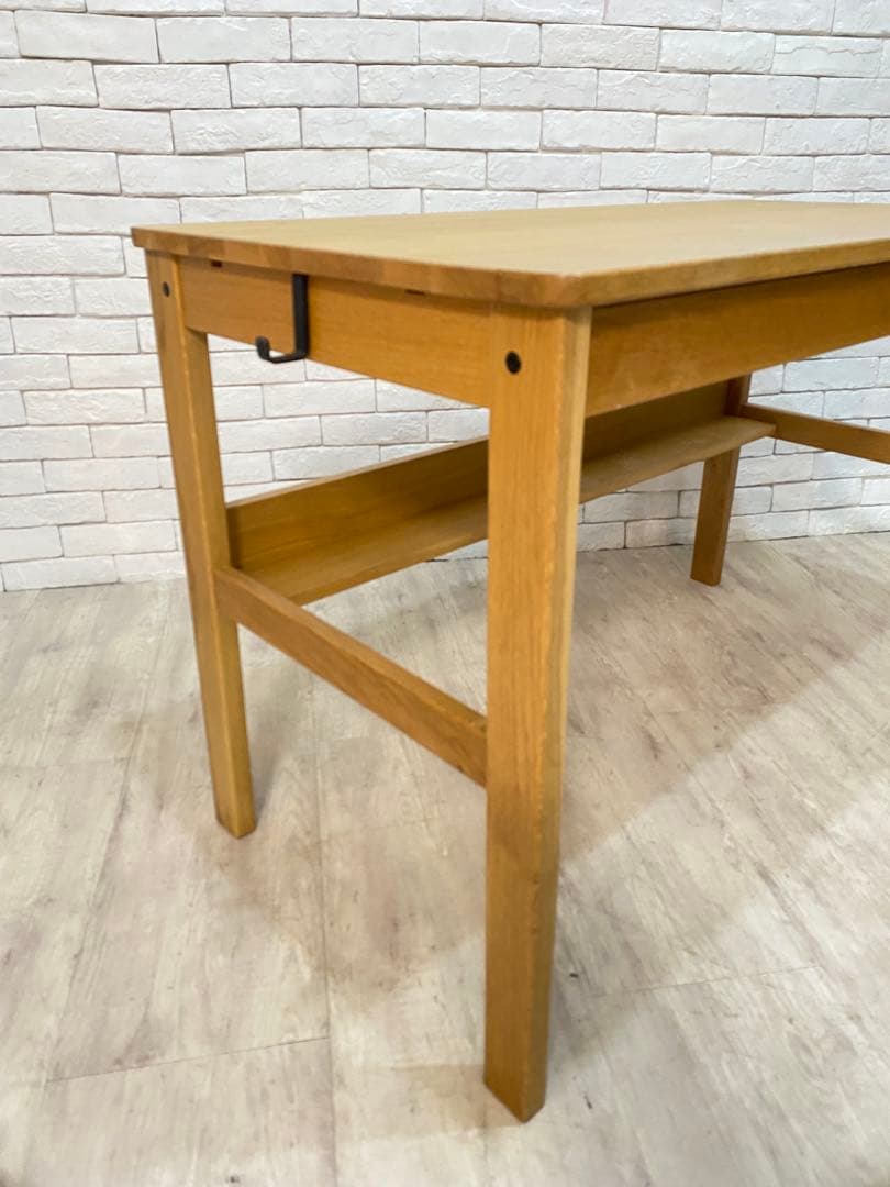 【東京都内23区配送無料】　無印良品 オーク　無垢材　デスク 机
