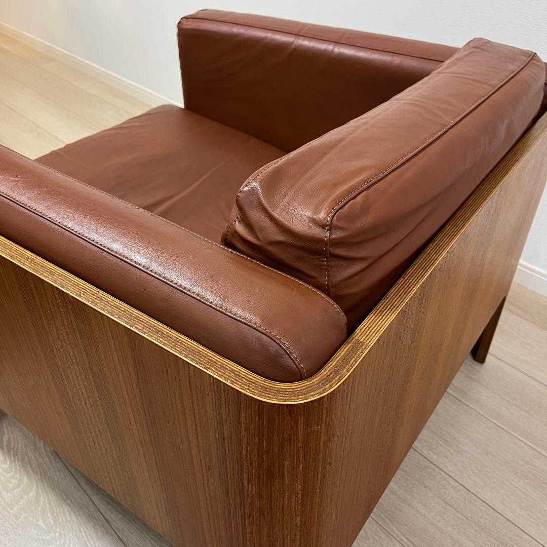 (せ34)天童木工 剣持勇デザイン Hacoチェア 1人掛けソファ イージー