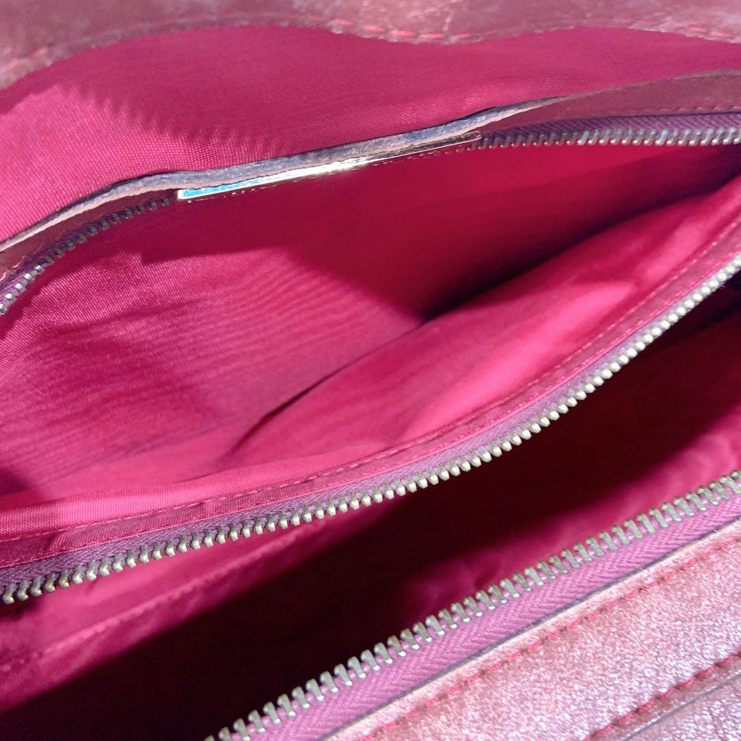 Cartier カルティエ　ミニボストンバッグ　マストライン　レザー　南京錠