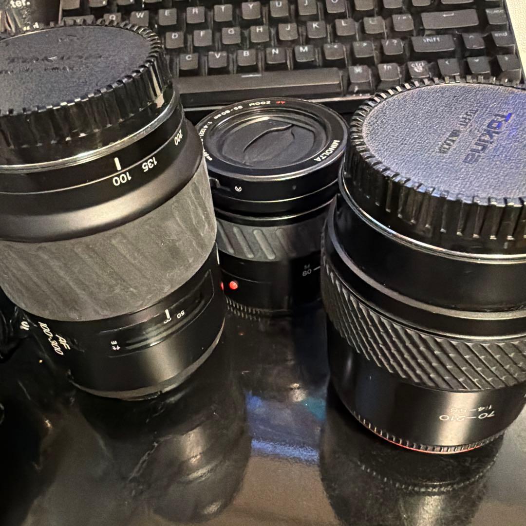 Sony α200 デジタル一眼カメラ レンズ4本付き