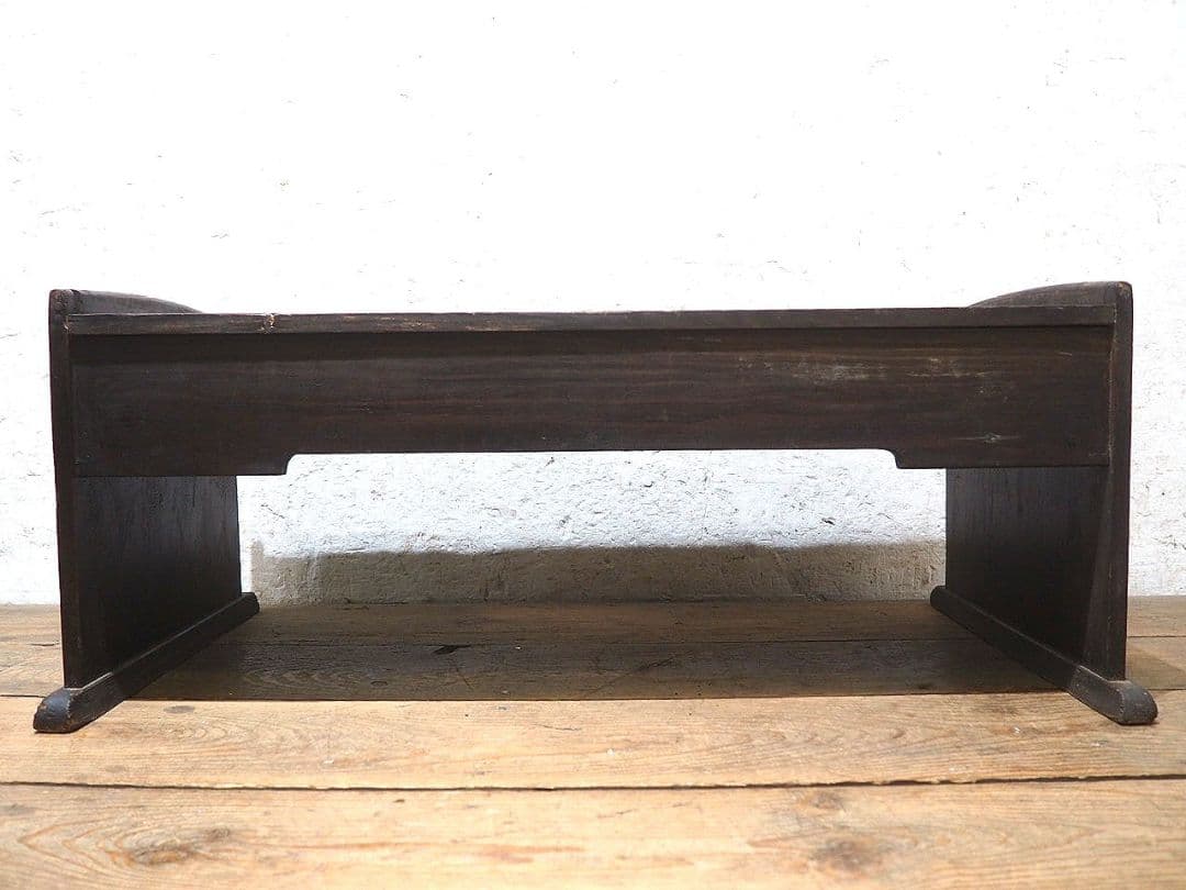 1407 素朴な杉の文机　ローテーブル　陳列台　古家具　レトロ　アンティーク