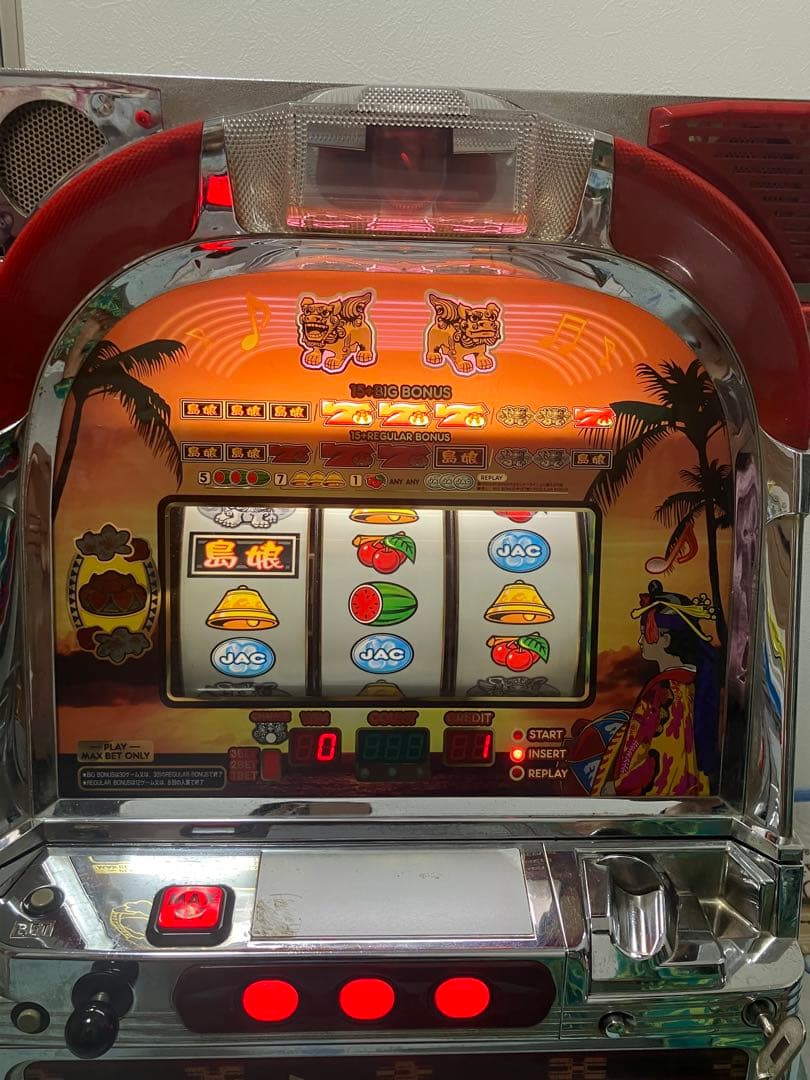 オリンピア25 ねぇねぇ島娘４号機・レア人気　メダル約1000枚付き