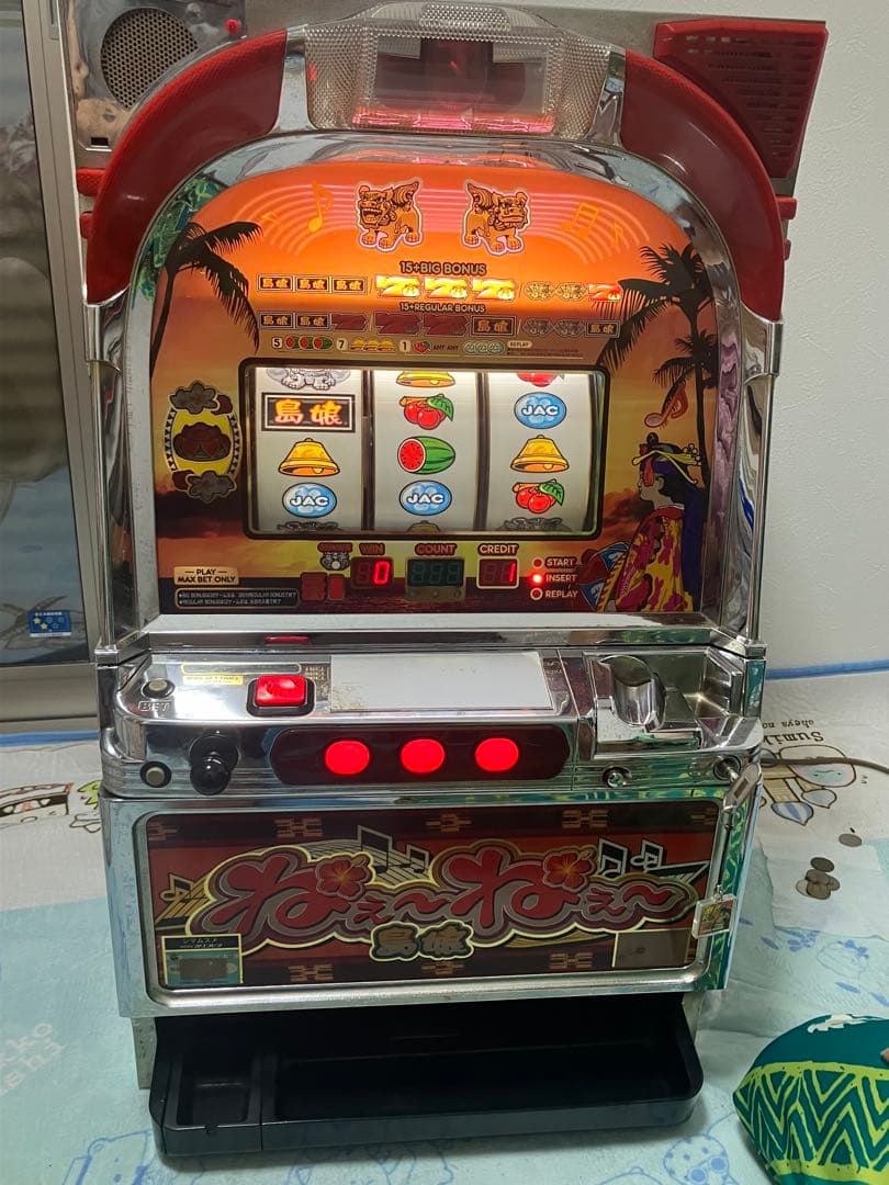 オリンピア25 ねぇねぇ島娘４号機・レア人気　メダル約1000枚付き