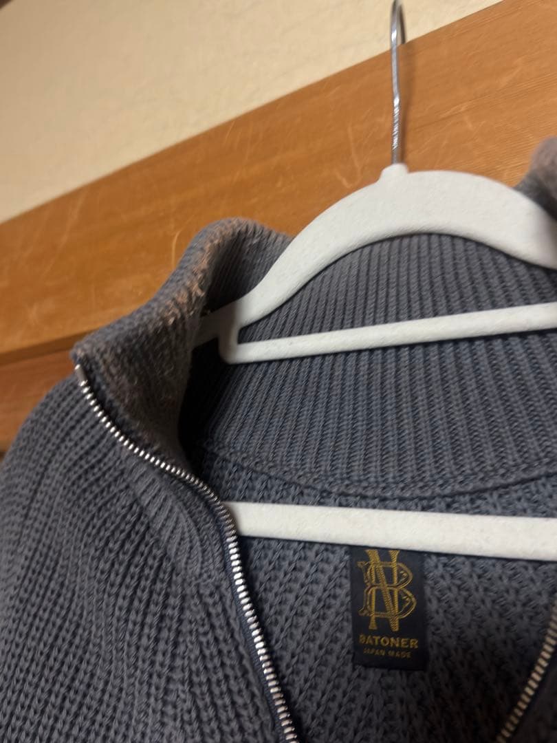 BATONER ドライバーズニット サイズ2 GLAY