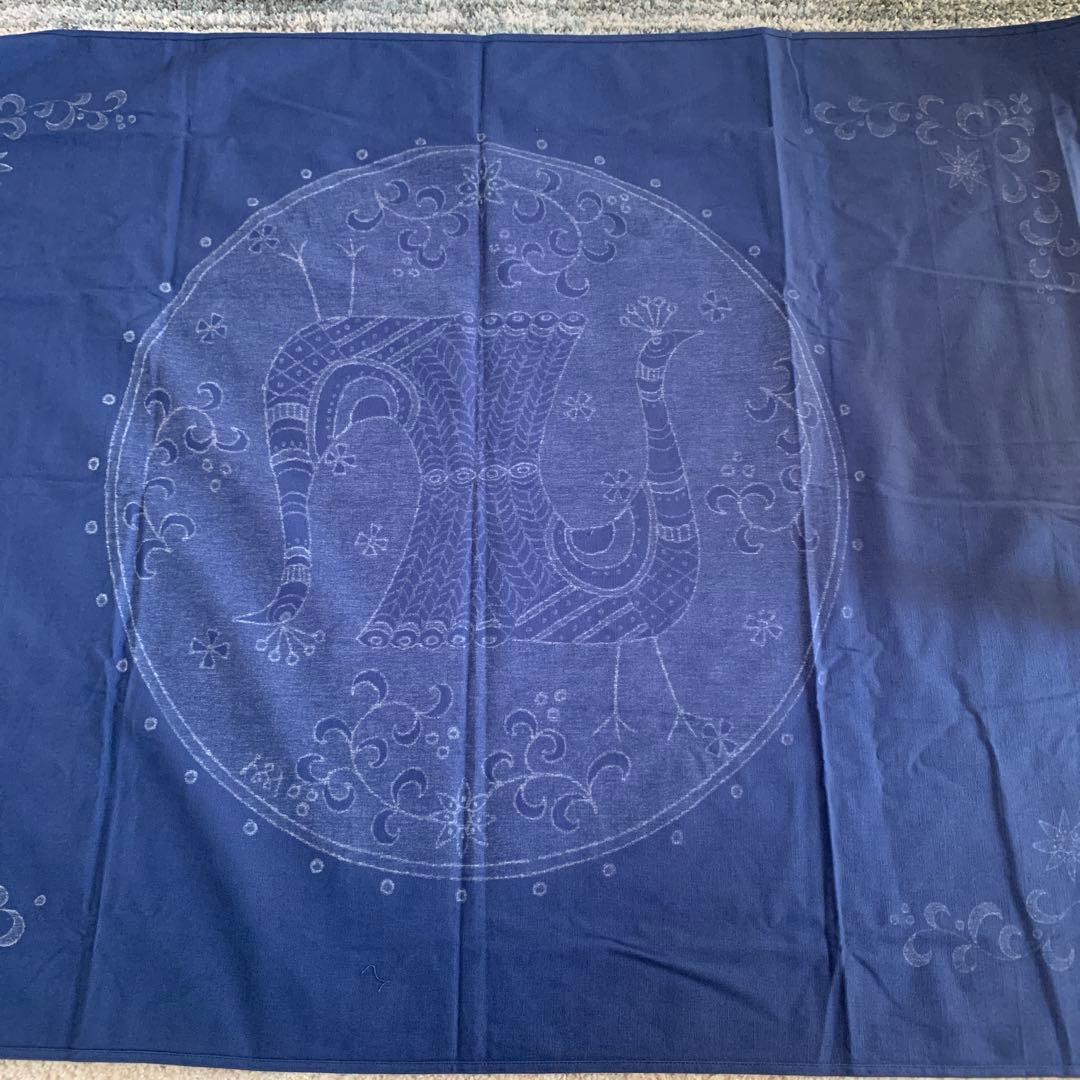 綿貫宏介　藍染　テーブルクロス マルチクロス　綿100％