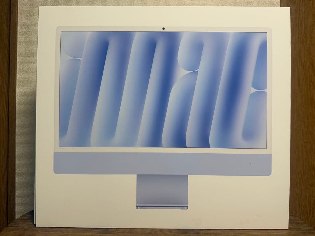 【超美品】IMac（ブルー）M4 16GB/256GB 24インチ AC+