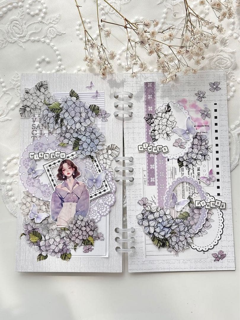 コラージュ素材　紙もの　素材紙　【1737】