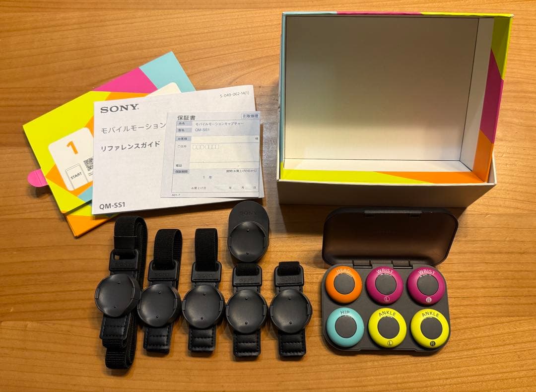 モバイルモーションキャプチャー mocopi（モコピ） QM-SS1【美品】