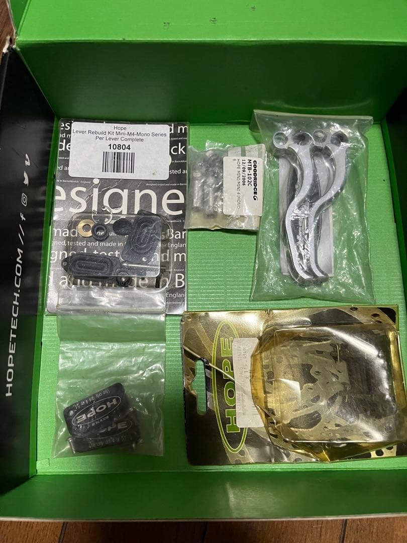 Hope Mono 6 フロント、Mono M4リア　ディスクブレーキセット中古