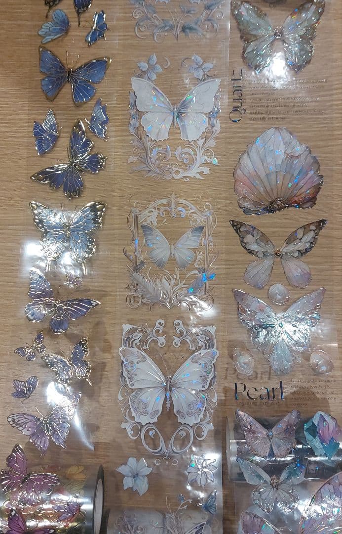 マスキングテープM　中古3点　蝶