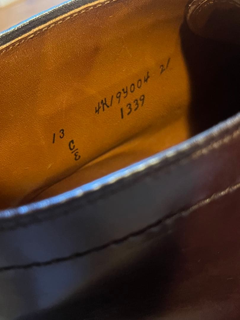 な*郎様 オールデン Alden 1339 コードバン チャッカブーツ 13 C